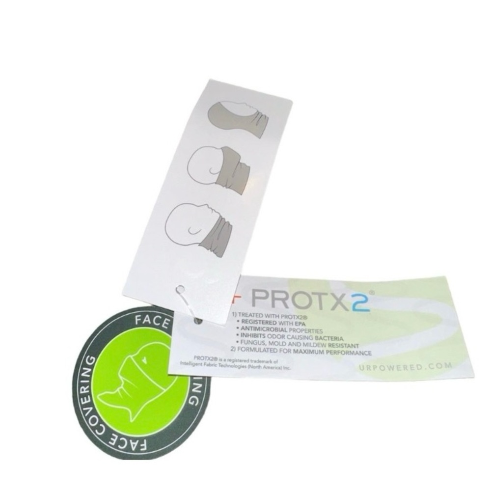 UR Wellness Boundary Series +Protx2 Antimicrobial Face Covering Olive NWT